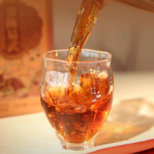 Load image into Gallery viewer, 2025 XiaGuan "Mi Chen Yi Wu - Da Shu Long Zhu" (12ys Aged Yiwu - Big Tree Dragon Ball) Tuo 160g/Box Puerh Ripe Tea Shou Cha