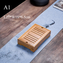 Load image into Gallery viewer, Bamboo Tea Tray / Saucer / Board with Water Tank 3 Variations