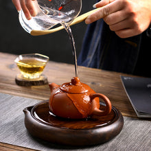 Load image into Gallery viewer, Heavy Bamboo Tray for holding Yixing Teapot or Gaiwan, Saucer, Board