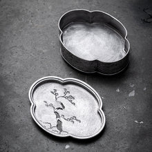 Load image into Gallery viewer, Tin Tea Tray (Cute) / Saucer / Board, Chaozhou Gongfu Teaware