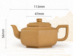 Dayi "Xue Hua Hu" Handmade Yixing Teapot in Duan Ni Clay 120ml