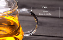 Load image into Gallery viewer, Dayi Handmade Borosilicate Glass Tea Infuser Cup, 350ml, Gongfu Tea Partner.