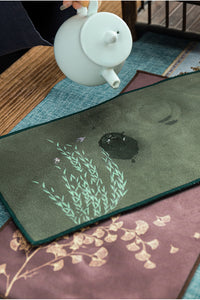 Colorful Tea Napkin, 4 Variations, Good Water Absorption.