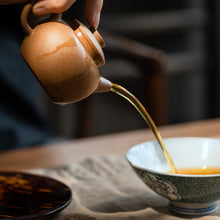 Load image into Gallery viewer, Yixing "Ju Lun Zhu" Teapot in Aged Duan Ni Clay