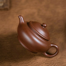 Load image into Gallery viewer, Yixing "Pan Hu" Teapot 130ml, Zi Ni, Purple Mud