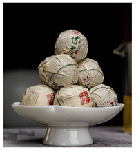 Load image into Gallery viewer, 2022 MengKu RongShi &quot;Bo Jun&quot; (Wish) Organic, Mini Ball 8g / Cake 200g / 1000g Puerh Raw Tea Sheng Cha