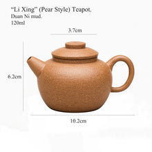 Load image into Gallery viewer, Yixing "Ju Lun Zhu" Teapot in Aged Duan Ni Clay