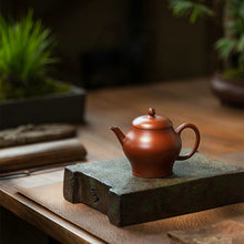 Load image into Gallery viewer, Yixing "Weng Xing" (Jar Style) Teapot 100ml, Xiao Mei Yao Zhu Ni Mud.