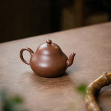 Load image into Gallery viewer, Yixing "Li Xing" (Pear Style) Teapot in Jiang Po Ni Clay