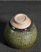 Load image into Gallery viewer, Tenmoku JianZhan &quot;Zhe Hu Ban&quot; (Partridge Spot) 125ml, Fancy Rust Glaze Porcelain, Tea Cup