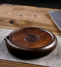 Load image into Gallery viewer, Heavy Bamboo Tray for holding Yixing Teapot or Gaiwan, Saucer, Board