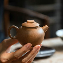 Load image into Gallery viewer, Yixing "Ju Lun Zhu" Teapot in Aged Duan Ni Clay