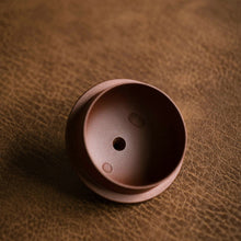 Load image into Gallery viewer, Yixing "Pan Hu" Teapot 130ml, Zi Ni, Purple Mud