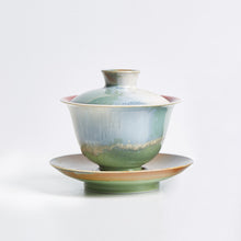 Load image into Gallery viewer, Handmade Fancy Glaze Porcelain &quot;Gai Wan&quot; 110ml, Fambe Jingdezhen China Gaiwan, Gongfu Teawares