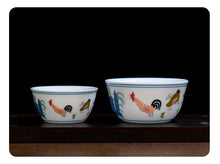 Load image into Gallery viewer, Porcelain Tea Cup &quot;Ji Gang Bei&quot; ( Rooster Cup ) Hand Painting 55ml / 130ml JingDeZhen Gongfu Cha Teawares