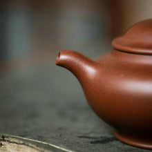 Load image into Gallery viewer, Yixing "Pan Hu" Teapot 130ml, Zi Ni, Purple Mud