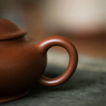 Load image into Gallery viewer, Yixing "Pan Hu" Teapot 130ml, Zi Ni, Purple Mud