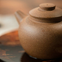 Load image into Gallery viewer, Yixing &quot;Ju Lun Zhu&quot; Teapot in Aged Duan Ni Clay