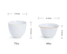 Load image into Gallery viewer, Dehua White Porcelain Gaiwan Set 150cc-175cc, KTM15