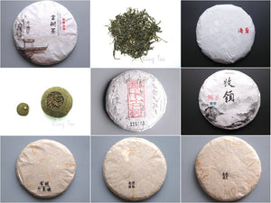 KingTeaMall Sample Set 5 kinds of Puerh Ripe Tea Shou Cha around 95-100g