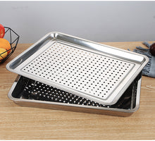 Charger l'image dans la galerie, Rectangle Stainless Steel Tea Tray with Water Tank 5 Variations