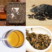 Load image into Gallery viewer, 2011 DaYi &quot;Zhen Cang Fang Zhuan&quot; (Valuable Square Brick ) 100g Puerh Sheng Cha Raw Tea - King Tea Mall