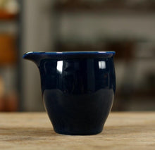 Load image into Gallery viewer, Ocean Blue Glaze Ceramic Strainer / Filter, &quot;GongDaoBei&quot; Ceramic Pitcher, 150cc,