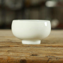 Load image into Gallery viewer, Milk White Glaze Porcelain &quot;GaiWan&quot; 160cc, 4 Kinds of matching Tea Cups