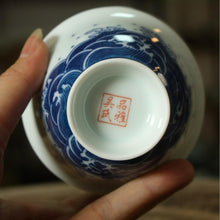Load image into Gallery viewer, White Porcelain Gaiwan, 180ml, 3 kinds of Painting.