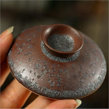 Load image into Gallery viewer, &quot;Ru Yao&quot; Kiln, Fancy Rust Glaze Porcelain, Gaiwan - King Tea Mall