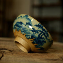 Laden Sie das Bild in den Galerie-Viewer, Celadon Glaze Porcelain, Tea Cups, 2 Kinds of Tea Cups 90cc.