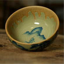 Load image into Gallery viewer, Celadon Glaze Porcelain, Tea Cups, 2 Kinds of Tea Cups 90cc.