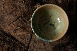 Celadon Glaze Porcelain, Tea Cups, 2 Kinds of Tea Cups 90cc.