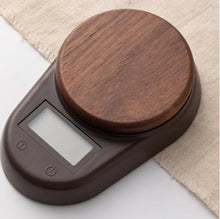Load image into Gallery viewer, Minimalist Digital Electronic Weight Tea Scale with Wood Saucer Option 0.2-500g