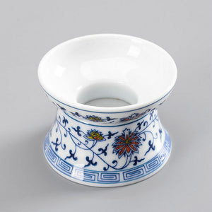 Gong Dao Bei "Qing Hua Ci" (Blue and White Porcelain) Twining Lotus Pattern - King Tea Mall