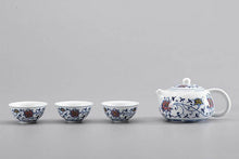 Carica l'immagine nel visualizzatore di Gallery, "Qing Hua Ci" (Blue and White Porcelain) Twining Lotus Pattern Tea Pot - King Tea Mall