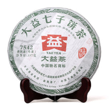 Load image into Gallery viewer, 2012 DaYi &quot;7542&quot; Cake 357g Puerh Sheng Cha Raw Tea (Batch 203)