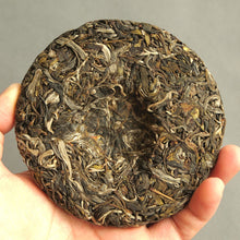 Load image into Gallery viewer, 【Free Shipping】2019 KingTeaMall Spring &quot;BU LANG GU SHU&quot; (Padian village) 100g Cake Old Tree Puerh Sheng Cha Raw Tea. - King Tea Mall