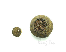 Load image into Gallery viewer, 2017 KingTeaMall &quot;XIAO QING GAN&quot; Citrus Tangerine Puerh Ripe Tea Shou Cha. - King Tea Mall