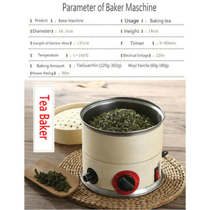 Tea Baker / Roasting Machine Stove (Voltage Transformer is Optional) - King Tea Mall