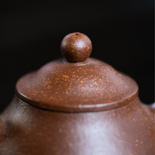 Load image into Gallery viewer, Yixing "Pan Hu" Teapot in Ben Shan Zi Ni Clay