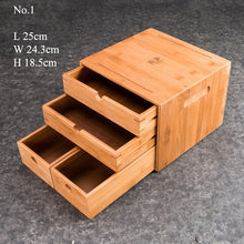 Load image into Gallery viewer, Bamboo Tea Stock Box / Board 3 Varied Sizes - King Tea Mall