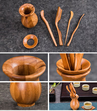 Laden Sie das Bild in den Galerie-Viewer, Bamboo "Chadao Liujunzi"( 6 Basic Tools for Chinese Chadao ) 4 Variations - King Tea Mall