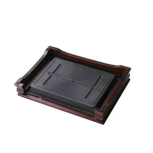 Load image into Gallery viewer, Bamboo Tea Tray with Plastic Water Tank  L37*W26*H7cm - King Tea Mall