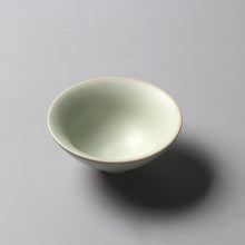 Load image into Gallery viewer, "Ru Yao" Kiln Porcelain, "Dou Li" (Rain Hat) Tea Cup, 80ml