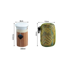 Load image into Gallery viewer, Portable Traveling Tea Sets, Porcelain &amp; Bamboo &amp; Glass, 5 Variations