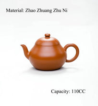 Load image into Gallery viewer, Yixing " Li Xing " Teapot 110CC "Zhao Zhuang Zhu Ni" Mud - King Tea Mall