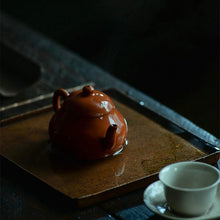 Load image into Gallery viewer, Yixing " Li Xing " Teapot 110CC "Zhao Zhuang Zhu Ni" Mud - King Tea Mall