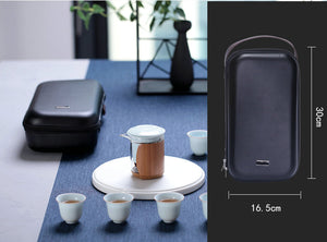 Portable Traveling Tea Sets with Case