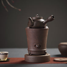 Load image into Gallery viewer, ChaoZhou Pottery "Zheng Zhi Lu"(Honest Stove), "Gao Sheng Hu" (Arising Kettle) 430ml